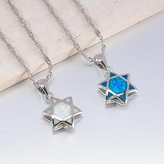 Star of David Opal Pendant Nec - огляд і ціна Jewelry & Watches Company