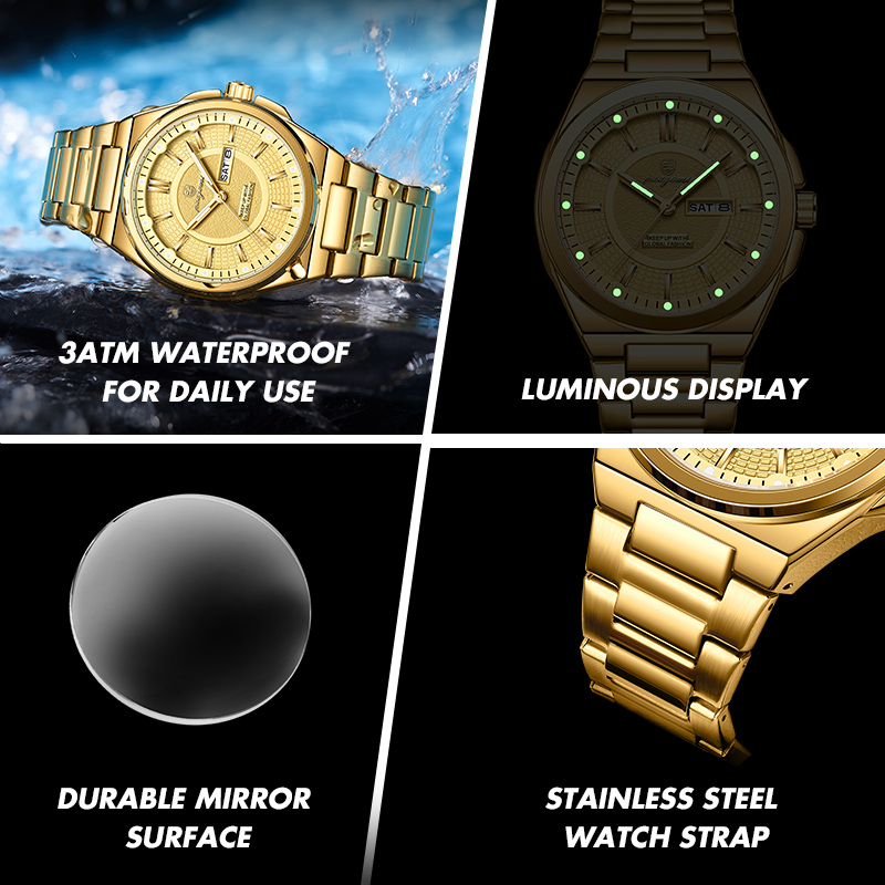 PAAZOMU Original Brand Men Qua - огляд і ціна Jewelry Inspired Watches