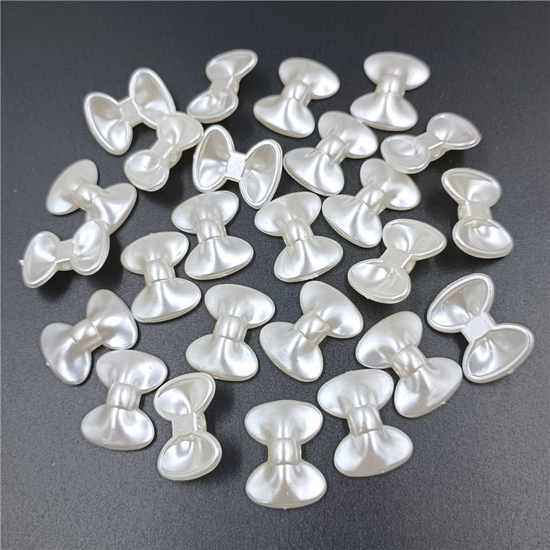 20pcs/bag Acrylic Ribbon Bow A - огляд і ціна Pearl Stud Earrings