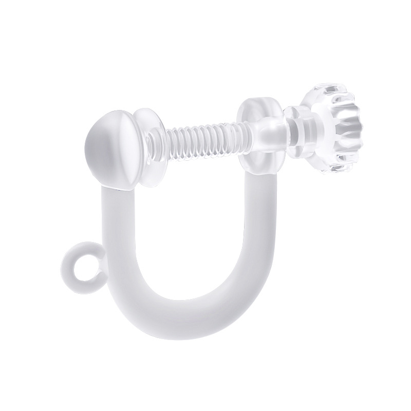 10Pcs Transparent Resins Screw - огляд і ціна Ear Cuff No Piercing