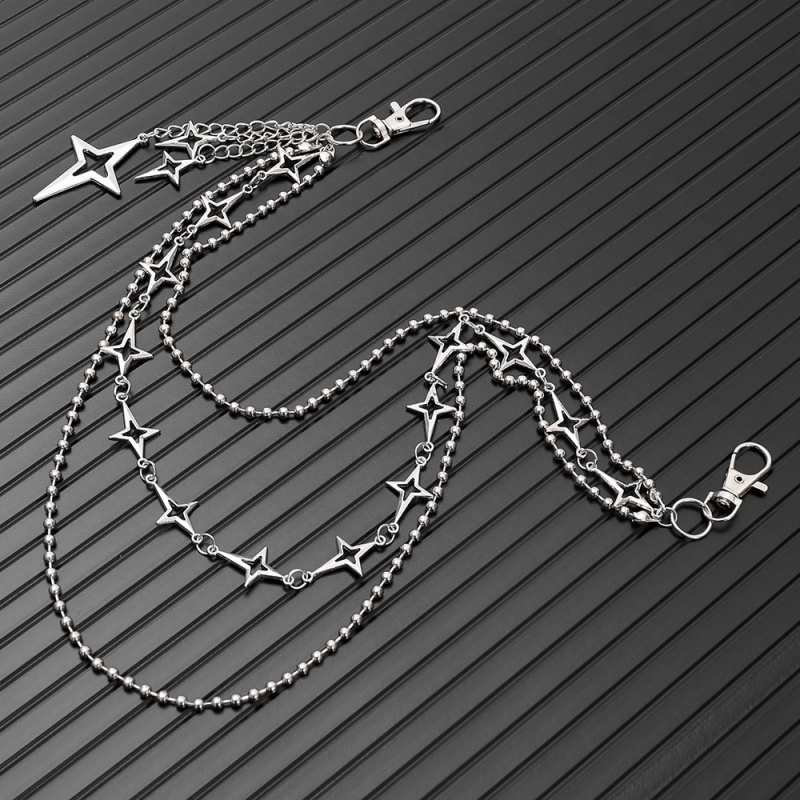 Women Punk Hip Hop Multilayer  - огляд і ціна Hip Hop Chain Necklace