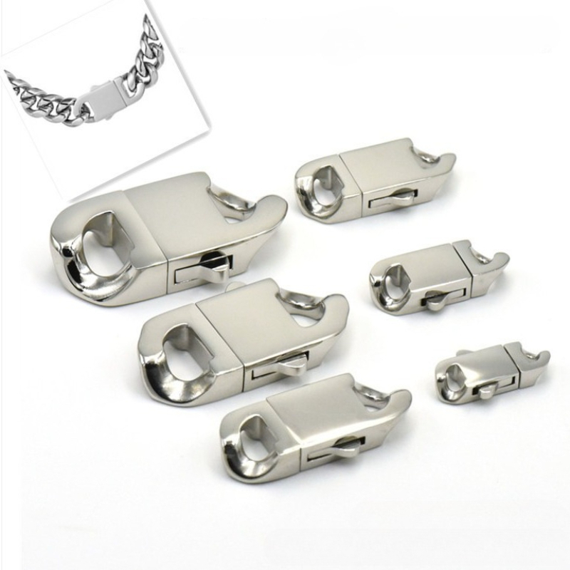 Stainless Steel Spring Clasp L - огляд і ціна Hip Hop Chain Necklace