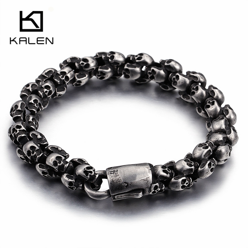 Kalen Punk Long Matte Skull Ne - огляд і ціна Gothic Skull Ring