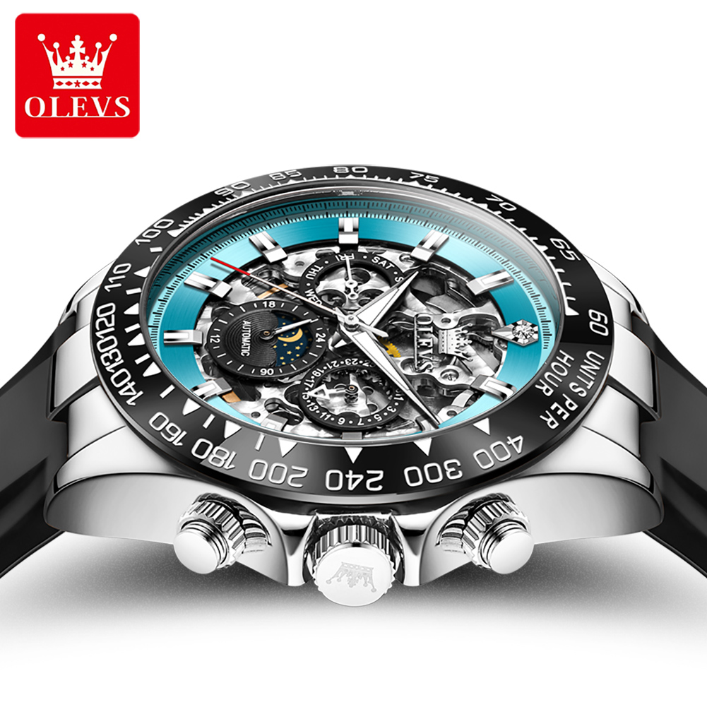 OLEVS Skeleton Mechanical Mens - огляд і ціна Automatic Watch Winder