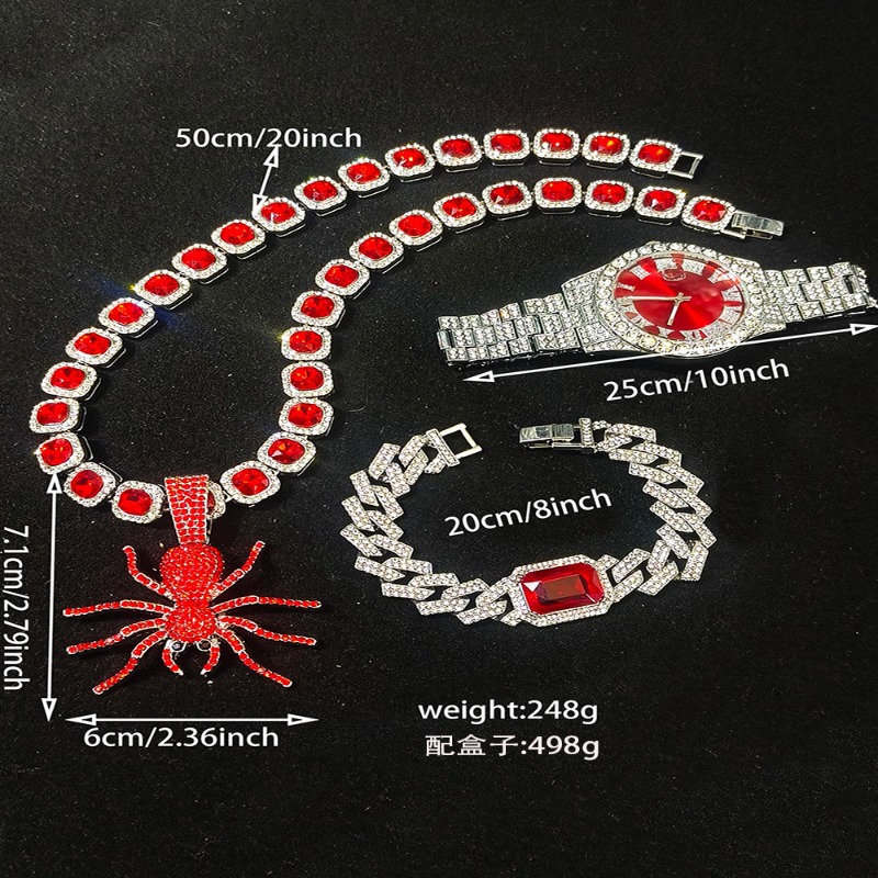 Hip Hop Jewelry Set for Men -  - огляд і ціна Icebox Jewelry Watches